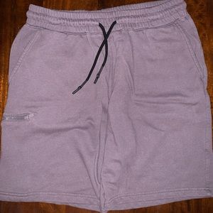 Casual Athletic Shorts, zipper pocket